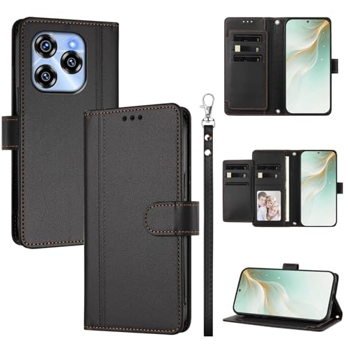 �X�}�z�P�[�X �Ή��@�� for Oukitel C50 �X�}�z�P�[�X�y�E�H���b�g�f�U�C�� �f���A���J�[�h�X���b�g �L���b�V�� �t���b�v���X�^���h �����h�~�zBlack