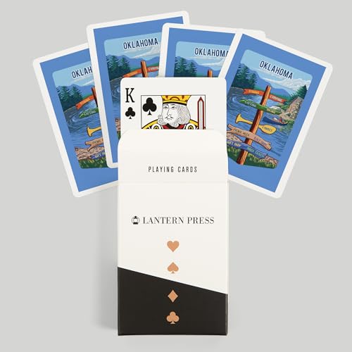 Lantern Press Oklahoma 52 Cartas Póker miniatura 6