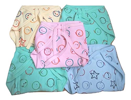 Lappu Cotton Hosiery Padded Baby Nappies Langot Reusable Diaper Nappy With Tie Kont -Pack of 5 (Multicolor, 12-18 months)-image-21