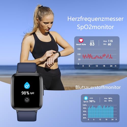 LETSACTIV Smart Watch for Men Women,1.91" HD Fitness Tracker, Answer/Make Calls, No App/Phone Needed Pedometers - Image 2
