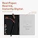 inq Smart Writing Set – Converts Handwriting to Text – Real Ink on Real Paper - AI Note Taking, Voice Recording and Transcription, For iPhone and Android - Smart Pen & Notebook (A5, Journal Size)