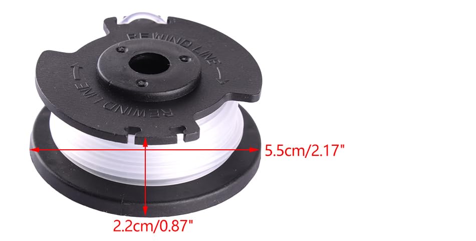 ciciTree Spool & Line Compatible for Hyper Tough 20V Max Cordless String Trimmer HT19-401-003-06