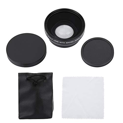 Mtlavishness Objectif grand angle portable 49 mm 9,0 x 9,0 x 8,0 0,45 x grossissement 0,45 x haute résolution pour caméra de montage de 49 mm haute résolution