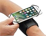 Sport Running Wristband Cellphone Holder,360° Rotatable Forearm Armband Case for Motorola Edge, iPhone 16 15 14 13 12 11 XR XS Max, LG Stylo 5,Stylo 4, G8/G8s ThinQ,Rebel 4, OnePlus 7T,6T,BLU G9