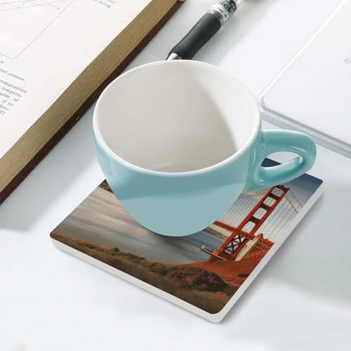 Sous-verres céramique Golden Gate Bridge : le cadeau de pendaison de crémaillère idéal - 6