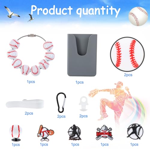 DSLONG Bogg Bag Accessories Summer Beach Themed Rubber Decorative Insert Charms 6Pcs Keychain Hooks Accessories 14-16mm3