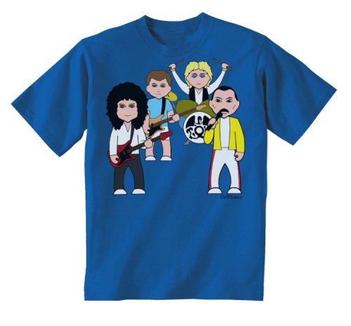 VIPwees Queen of Camp Childrens Unisex Kids Music Organic Cotton T-Shirt Boy/Girl Caricature...