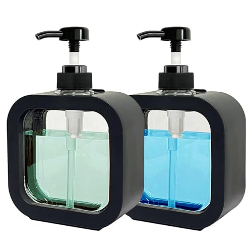 Seifenspender, 2 Stück Duschgelspender, 300 ml Pumpspender,...