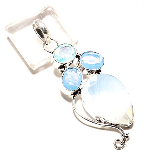 Pendentif en opale laiteuse, le cadeau idéal en argent 925