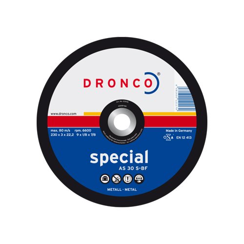 DRONCO AS30S-300FH/22 - Disco de corte metal AS 30 S-FH Special, 300 x 3,5 mm