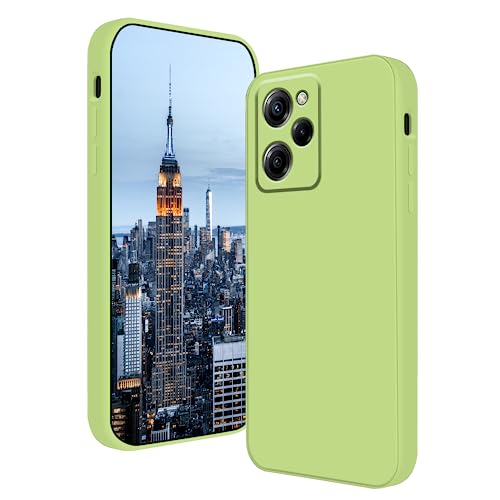 Coque Poco X5 Pro silicone vert anti-rayure et anti-choc
