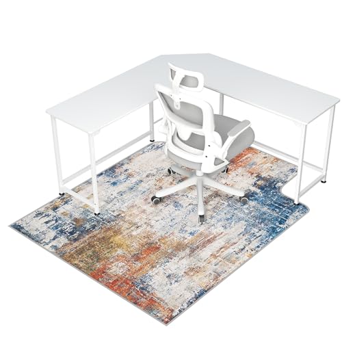 Office Chair Mat for Hardwood Floor & Tile Floor,48"X 60"-Convex Multii