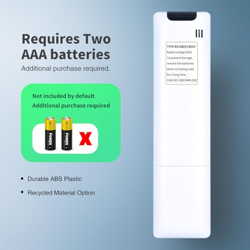 Télécommande pour Midea RG10B(B2) BGEF en remplacement immédiat