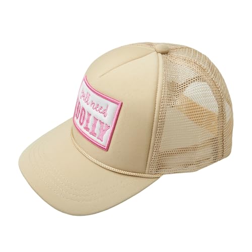 Image of Embroidered Lettering Print Truck Hat Baseball Cap Trucker Mesh Snapback Hat