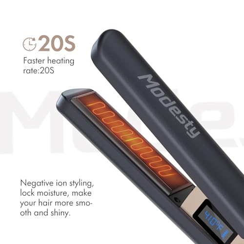 Modesty HLQ-003 2-In-1 Cordless Hair Straightener And Curler, Cordless Travel Flat Iron thumb #4