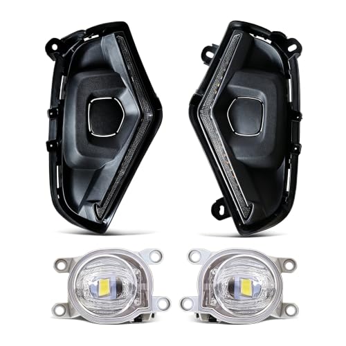 Feux de jour LED Toyota RAV4 2019-2025 kit antibrouillard blanc complet