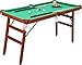 55インチ ビリヤード台 折りたたみ式 ビリヤード セット プールテーブル 子供用/大人用 ポータブル ゲームテーブル 折りたたみ式テーブル脚 家族/ゲームルーム/バー/オフィス 140長さ x 69幅 x 74-79高さ cm