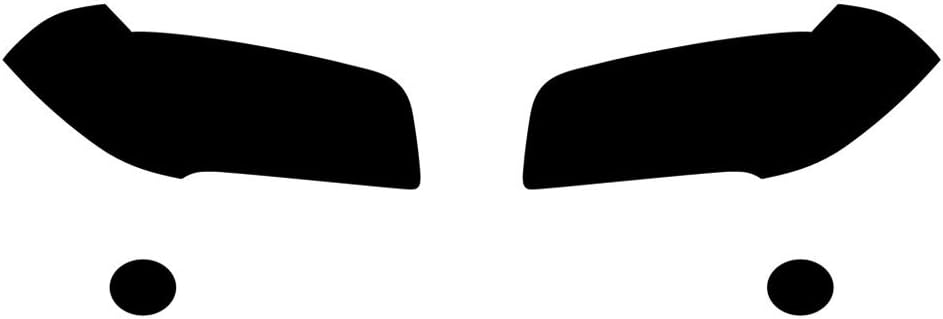 Rvinyl Headlight Tint Covers Compatible with BMW X3 2004-2010 - Installation Kit