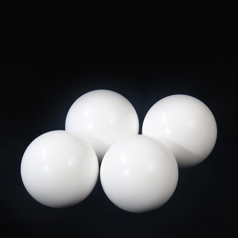 Diameter 3mm - 63mm PTFE Spheres PTFE Ball Diaphragm Pumps Seal Balls Valve Balls White (5mm,50 pcs)