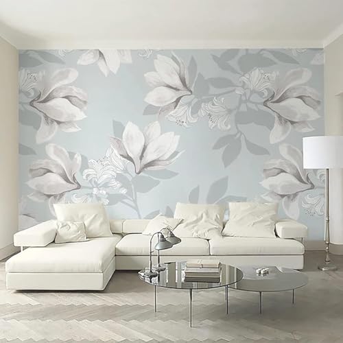Papier peint mural 3D plantes fleurs autocollant taille multiple - 3