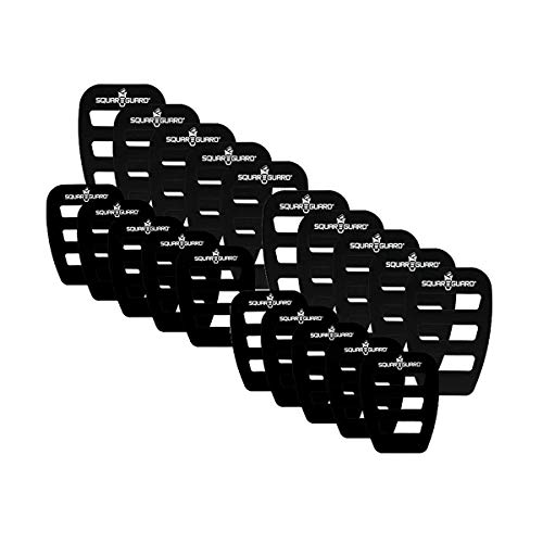 SquareGuard Pocket Square Holder (Variety 20-Pack) For Men, Best Pocket Square Organizer