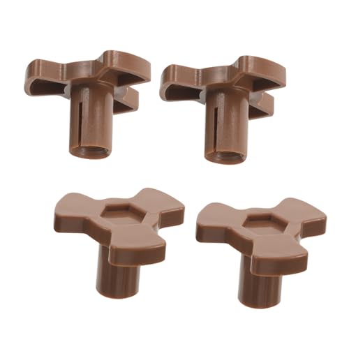 iplusmile 4 piezas Soporte para Microondas con Eje Giratorio de Plástico Resistente Repuesto para Plato Giratorio Fácil Instalación y Alta Durabilidad