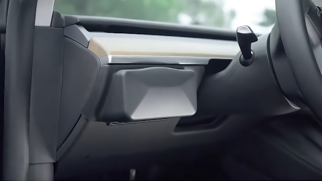 Vassoio Porta Occhiali Da Sole Per Tesla Model Y Juniper 2025-2026, In Plastica Nera, Si Inserisce Nella Console Centrale, Anti-graffio, Installazione Senza Attrezzi