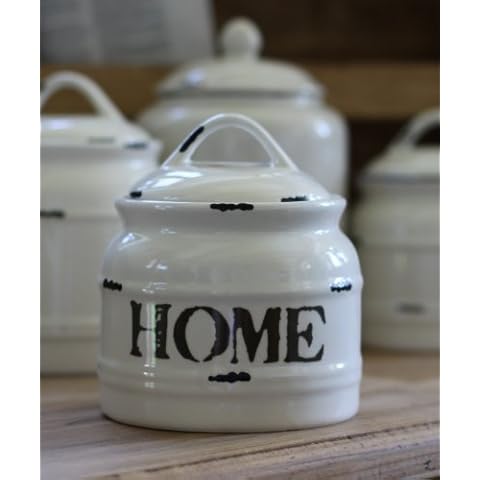 Nostalgische Vorratsdose Home Shabby Landhaus Dose Behälter medium Cover