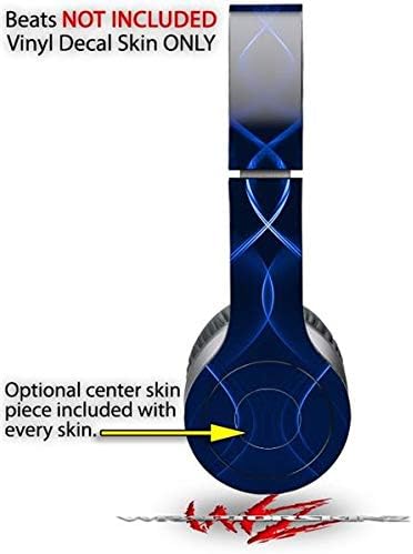 Skin Decal Wrap Works with Original Beats Solo HD Headphones Abstract 01 Blue Skin Only (Headphones NOT Included)