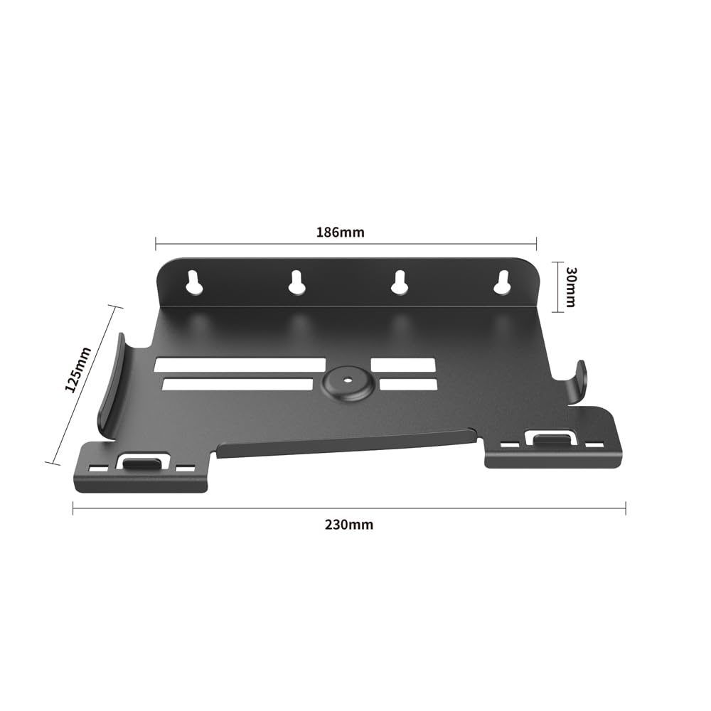 Soporte de Pared Base con soporte para mando Soporte de pared para colgar para PS5 Pro/ps5 Delgado Digital Edition y Disc Soporte de pared para consola Edition (Negro)