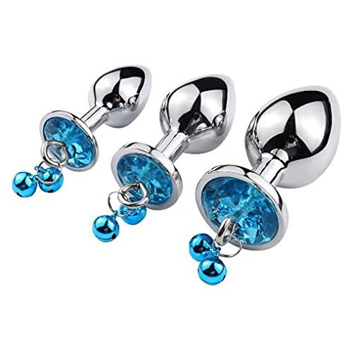 3Pcs/Set Ṣeҳ Ŧōÿs Ḅells Pĺǘg Suitable for Ḅegîňṇers Metal Ḅū-ṭt Pĺ-ǔg Cõǔple Ḟliřŧing Trǎîning Alṭĕrńative Bûtt Pl'ûgs for Men Set