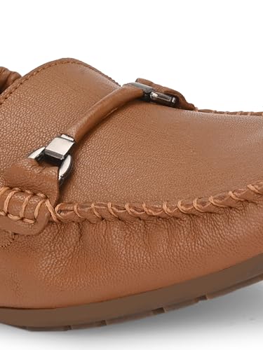 Image of egoss Lady Boss X Premium Genuine Leather Loafer Casual Shoes for Women-LG-5