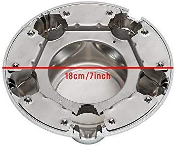 Miniatura 3 de compatible con Tapacubos central de rueda con tapa de 7" Ford F150 Expedition 1997-2004 cromado