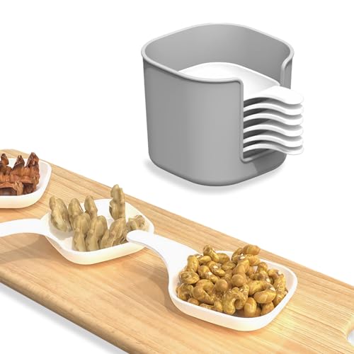 SZSUYAD Dipping Bowls Sets of 6 2.5 Oz,Outdoor accessories,with handle, Unbreakable,for Sushi, Dipping Sauce Cups, Mini Prep Bowls,Dip Bowls for Side Dish,Tomato Sauce,sizzling spice, soy,BBQ