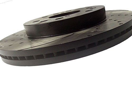 Atmansta QPD10051 Front Brake kit with Drilled/Slotted Rotors and Ceramic Brake pads fit for Chevy Silverado 1500 Avalanche Tahoe Cadillac Escalade GMC Sierra 1500 Yukon by Atmansta - Image 3