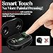 Hearing Aids for Seniors with Touch Control, Rechargable - Lightweight Portable Design with Case - Black