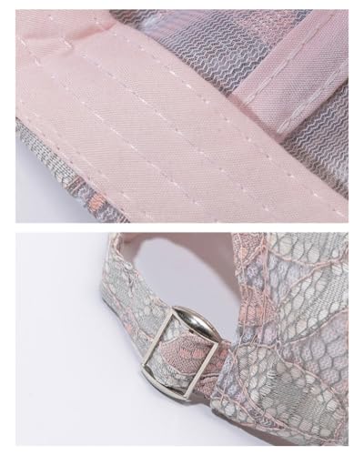 Gorra de béisbol para mujer con mariposa de strass ajustable miniatura 7