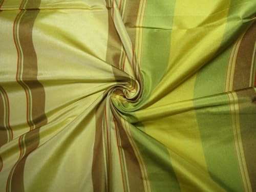 Taffetas de soie rayures multicolores 137cm pour éviter les tissus mous sans tenue en couture