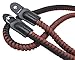 HITHUT Paracord Woven Camera Neck Shoulder Strap Belt Hand Compatible with Canon Nikon Sony Olympus Pentax Fujifilm Panasonic SLR DSLR Digital Mirrorless Cameras 42 inch Black Brown