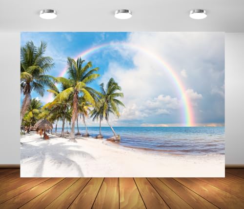Toile photo tropicale anti-reflet grand format pour mariage