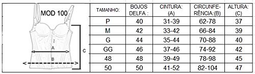 Cinta Modeladora Corpete Zense Slim Up 100