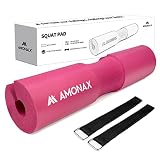 Comodidad: la almohadilla de barra extra gruesa distribuye el peso de manera uniforme y proporciona más apoyo para el cuello y los hombros durante sentadillas pesadas, patadas de cadera, estocadas y otros ejercicios pesados con barra. Funciona como una excelente protección para el cuello.