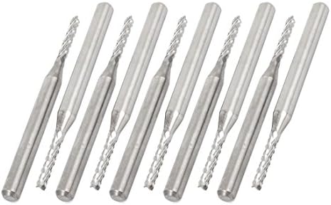 10pcs 1.7mm Cutting Dia Tungsten Carbide End Mill Cutter Tool