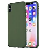 iPhone Xs Max Case,iPhone Xs Plus Case, Manleno Slim Fit Full Matte Skin Case Soft Flexible TPU Silicone Cover Case For iPhone Xs Max 6.5