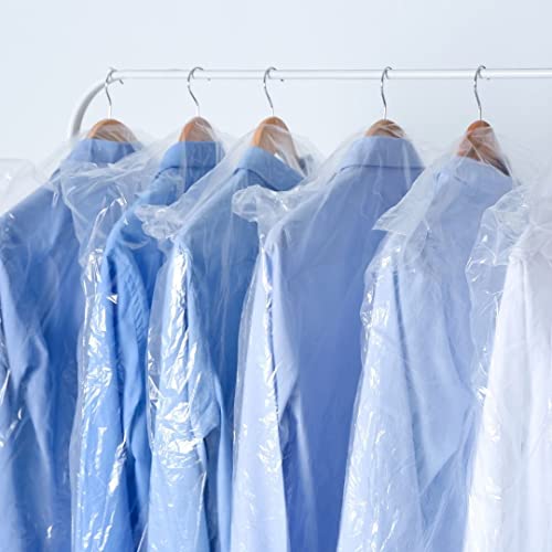 Plasticplace Mil Garment Bags, Clear, 240 Count #TOP2