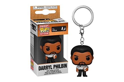 Funko POP! Keychain: The Office - Darryl Philbin - Collectable Vinilo Mini Figure Llavero Novedoso - Relleno De Calcetín - Idea De Regalo - Mercancía Oficial - Fans De TV - Minifigura