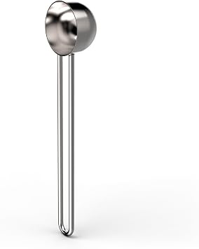Xavax Coffee Spoon Stainless Steel Coffee Measuring Spoon Long 16.8 cm, Dosing Spoon for 6 g or 15 ml Coffee, Matcha, Tea, Cocoa, Baking Ingredients, Easy Dosage, Coffee Measuring Spoon for Hanging