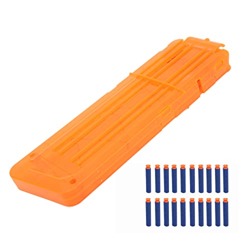 Jopwkuin Clipe de cartucho de tiro, clipes de pente macios acessório de brinquedo para brincar (lara