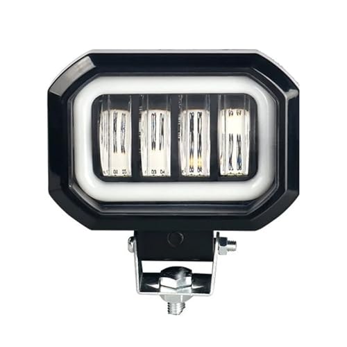 Luces auxiliares moto ajustables con potentes focos LED adicionales y ojo de ángel azul