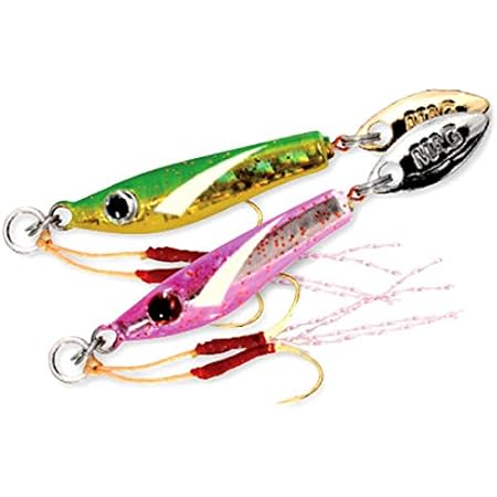 Amazon マグバイト Magbite メタルジグ ちりめんジグ 1g 06 チャートスポットグロー Mbj04 マグバイト Magbite ルアー